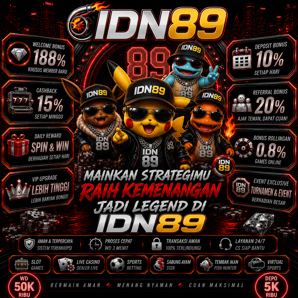 IDN89 - Link Cepat Akses Situs Game Online Pokemon Resmi Aman Terpercaya